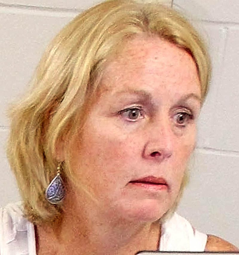 IN CHARGE: New Waterville Junior High School principal Carole Dodge.