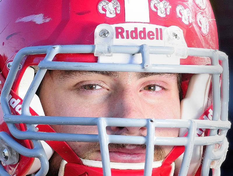 GETTING IT DONE: Cony High School linebacker Phil Obert is among the league leaders in tackles in the Pine Tree Conference Class A division.