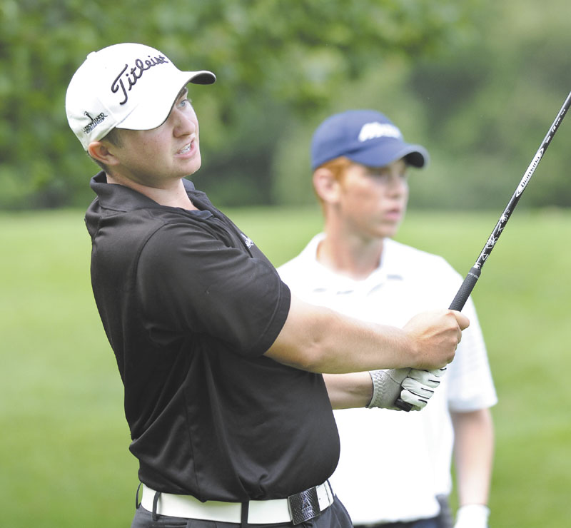 ANOTHER BID AT TITLE: Madison’s Seth Sweet is the defending Class C state golf champion. He will attempt to defend this title at Natanis on Saturday.