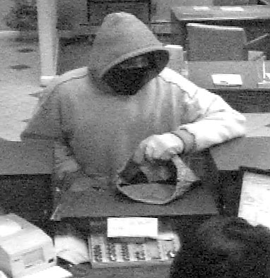ROBBERY: Police are looking for the man in this security camera photo who robbed the Savings Bank of Maine in Waterville on Wednesday afternoon.