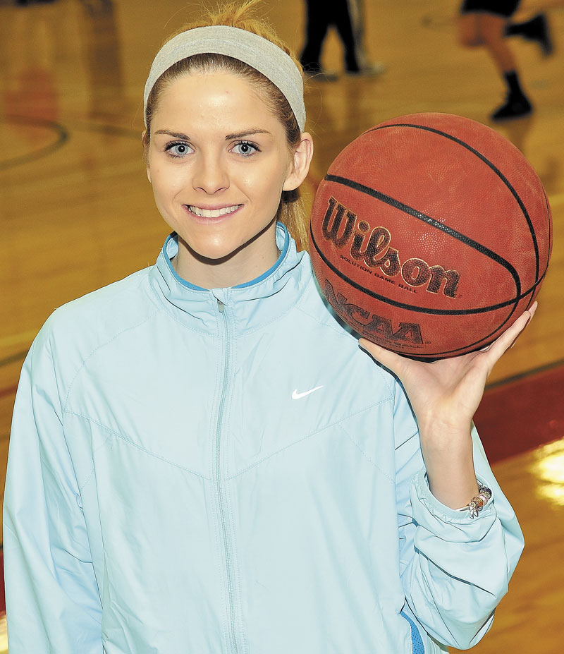 LEADING THE WAY: Karin Bird has scored 887 points in a little more than two seasons on the Thomas College women’s basketball team.