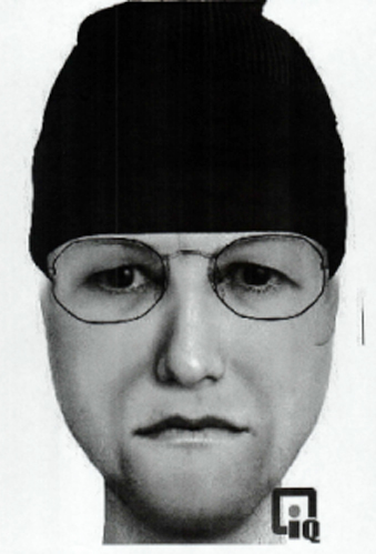 Police rendering of suspect.