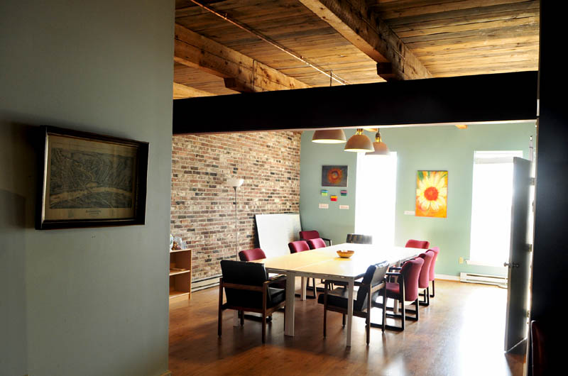 This conference room in downtown Gardiner, is part of the CoLab office space.
