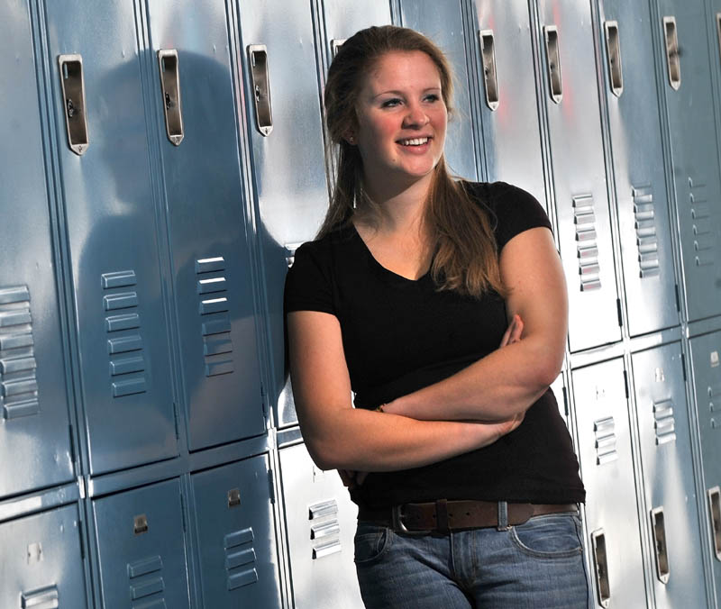 SCHOLARSHIP WINNER: Winslow High School senior Sydney Crogan, 17, has been awarded a $20,000 college scholarship from the Horatio Alger Association of Distinguished Americans, Inc. She is one of 104 students from around the U.S. to receive the annual Alger award, for which she applied last fall by writing a series of essays that included a story about a conversation she had with her father when he was dying of lung cancer.
