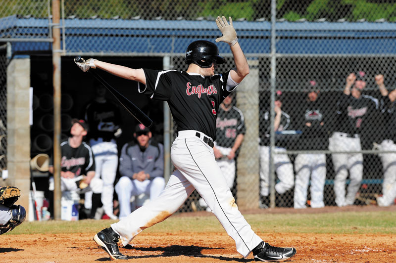 Breakthrough season: Worcester Polytechnic Institute center fielder John Flynn is off to a great start for the Engineers. The Lawrence graduate hit .393 in WPI’s first 15 games. Baseball WPI TRINE Spring 2011 March Florida Winter Haven