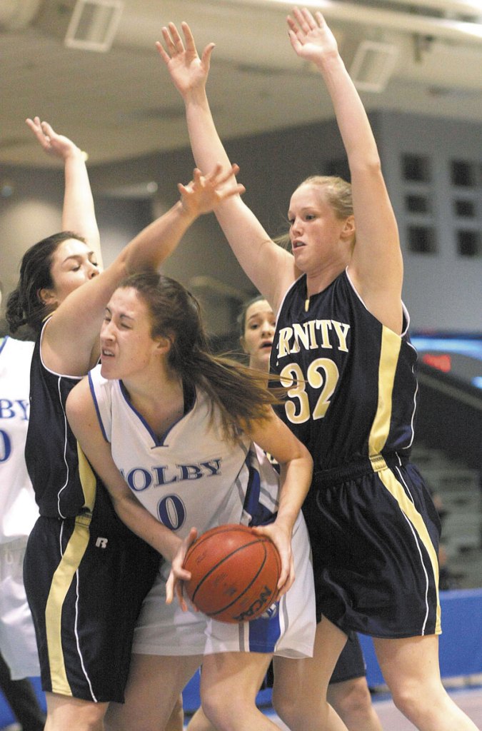 A FINE CAREER: Rachael Mack finished her career at Colby College fifth on the school’s all-time scoring list with 1,241 points.
