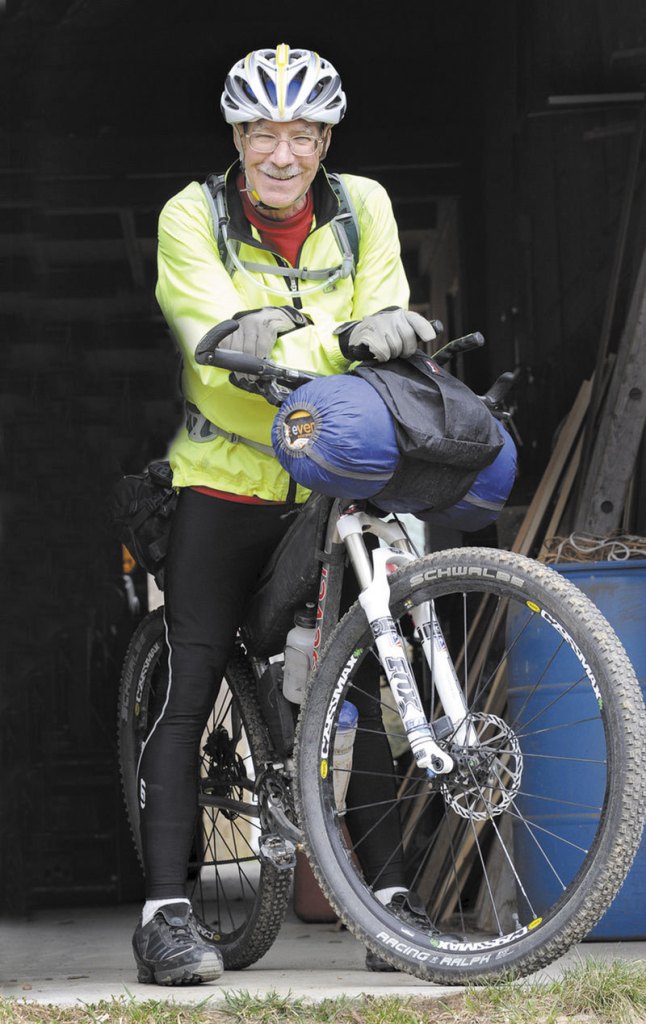 PREPARING FOR AN EPIC CHALLENGE: Andy Hazen, 67, will be riding in June from Banff, Alberta, to Antelope Wells, N.M. — a mere 2,745 miles full of potential problems. And he’ll be doing it despite a heart ailment. “I want to do it in 22 days … and I think it’s a doable goal,” he says.