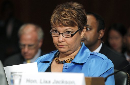 EPA Administrator Lisa Jackson testifies before the Senate Committee on Environment and Public Works in this June 2011 photo.