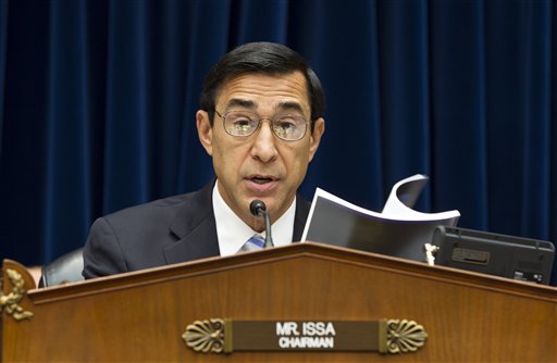 The House Oversight and Government Reform Committee, led by Chairman Darrell Issa, R-Calif., considers whether to hold Attorney General Eric Holder in contempt of Congress, on Capitol Hill in Washington, Wednesday, June 20, 2012. In a showdown with President Barack Obama�s administration, House Republicans are pressing for more Justice Department documents on the flawed gun-smuggling probe known as Operation Fast and Furious that resulted in hundreds of guns illicitly purchased in Arizona gun shops winding up in the hands of Mexican drug cartels. (AP Photo/J. Scott Applewhite)