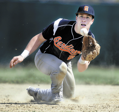 ON THe MOVE: Gardiner Area High School shortstop Dennis Meehan will play in a showcase tournament beginning today in Omaha, Neb.