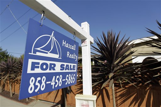 A house for sale in San Diego. Americans bought fewer homes in June than May, indicating the weak economy could make a modest housing recovery choppy.