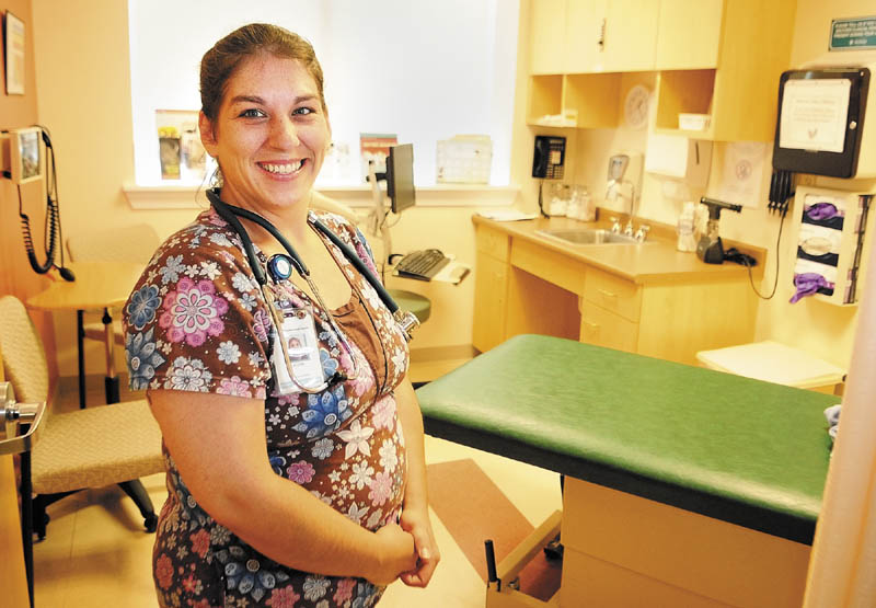 Kaplan University graduate Laura Cameron works as a medical assistant at Winthrop Family Medicine.