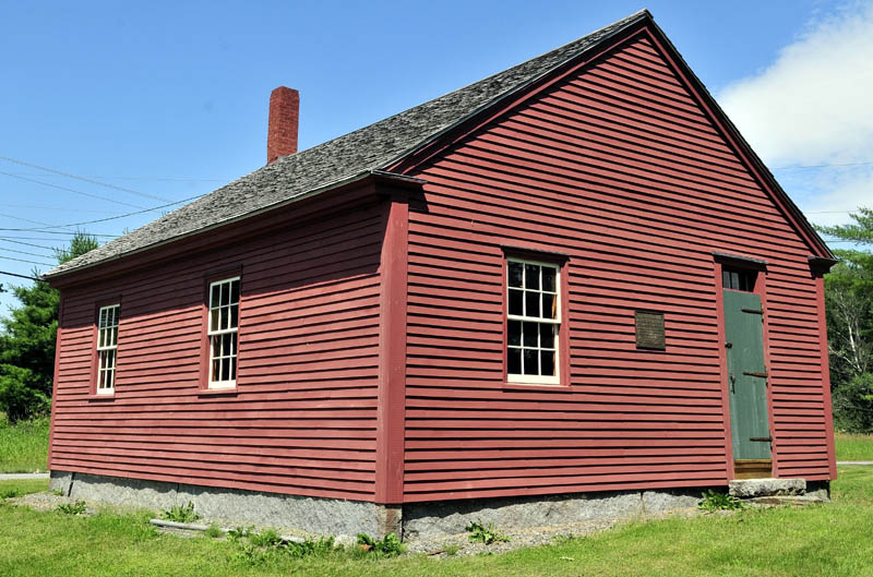 OLD SCHOOL: The Dudley Corner school house in Skowhegan.