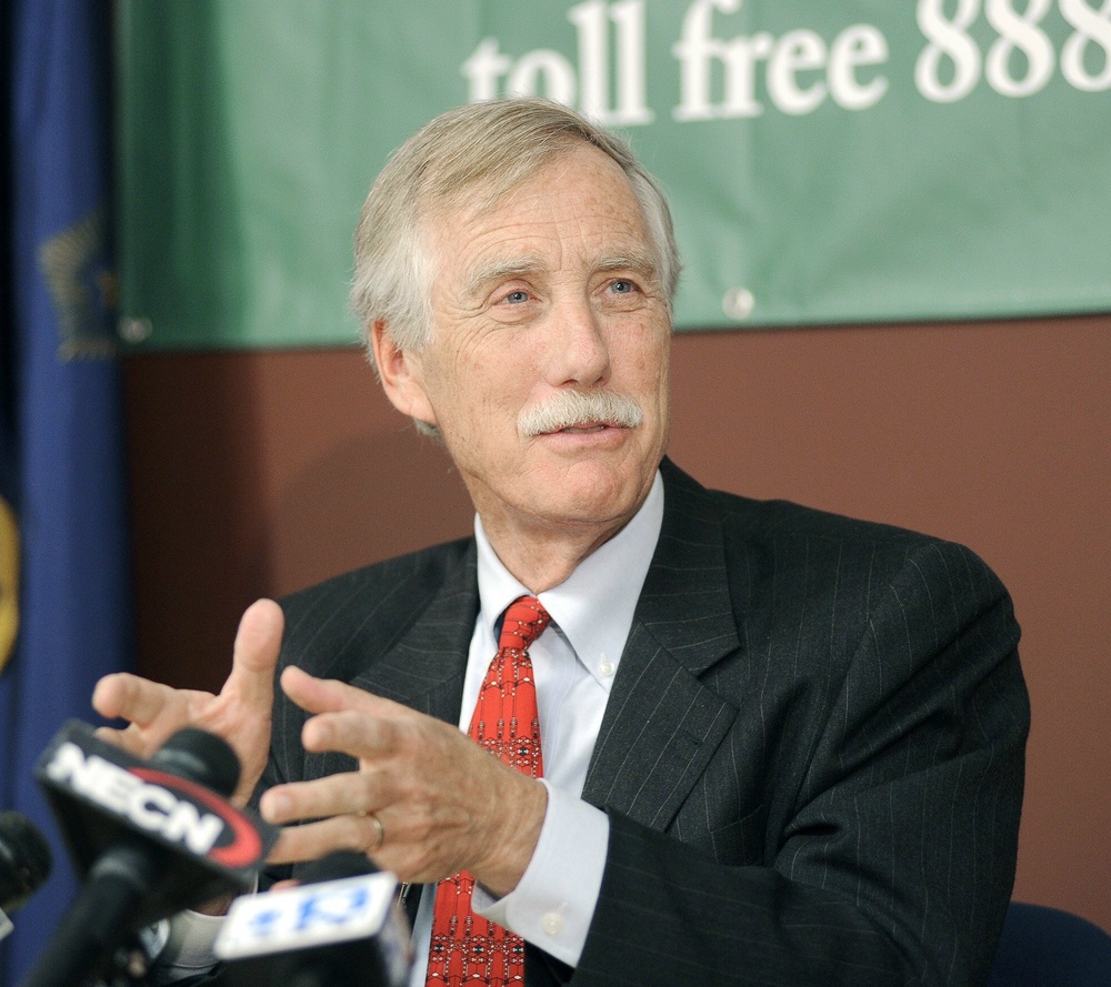 Former Maine Gov. Angus King