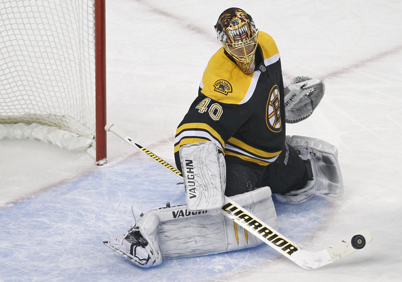 Boston Bruins goalie Tuukka Rask