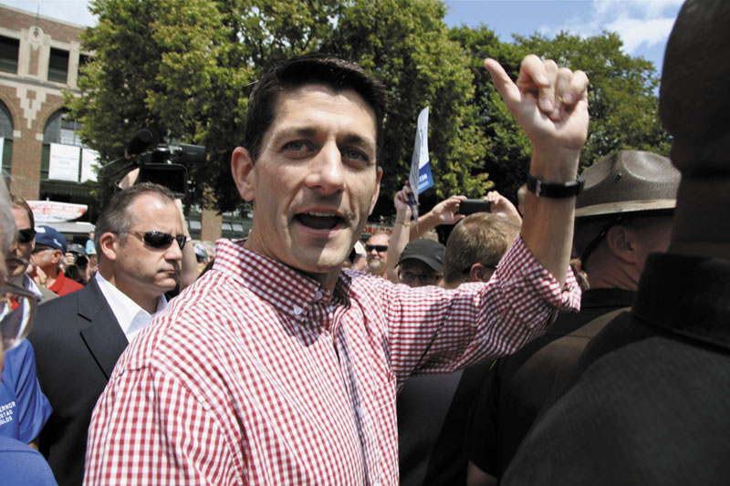 Republican Vice Presidential candidate, Rep. Paul Ryan, R-Wis.