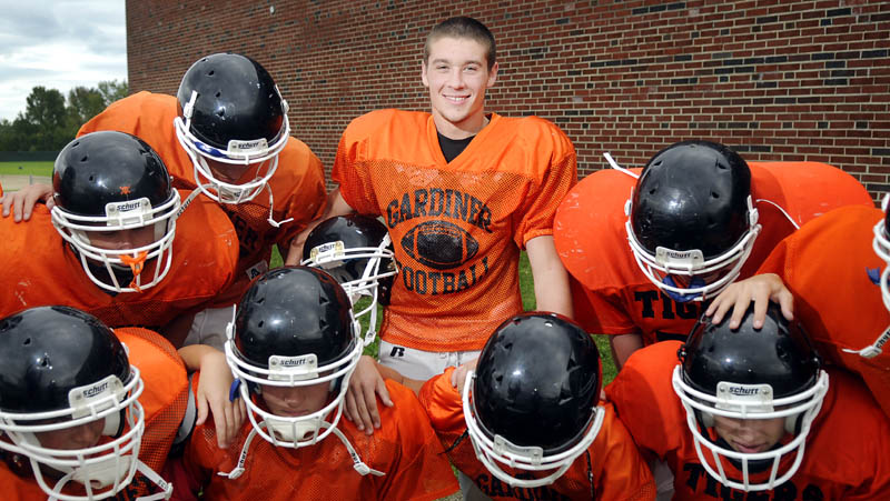 TIGER HUDDLE: Gardiner Area High School tailback Steve Sirois has done well filling the role played for the last three seasons by Alonzo Connor. Sirois has rushed for nearly 300 yards to help Gardiner start 3-0.