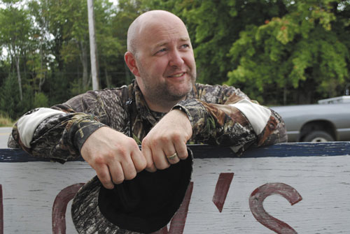 STILL COMING BACK: Tommy Henley from Eagleville, Tenn., came to Maine this year on his sixth-straight bear hunt. The traditional bowhunter has yet to bag a bruin. But he keeps coming back to spend as much as $3,000 to try to do so.