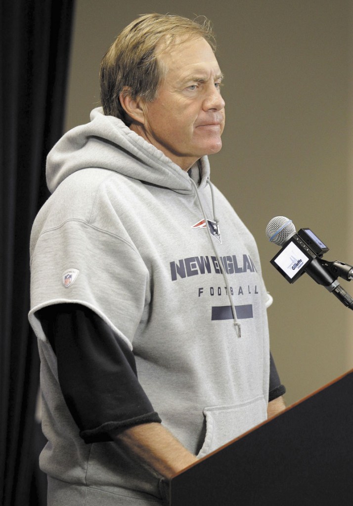 HE’S GOT TO PAY: New England Patriots coach Bill Belichick was fined $50,000 by the NFL on Wednesday for his conduct toward replacement officials in the Patriots’ 31-30 loss to Baltimore on Sunday.