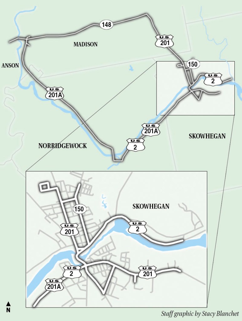The planned Somerset Explorer bus routes.