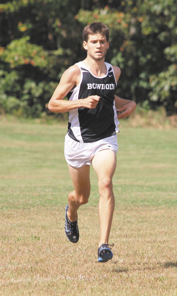 HIGH EXPECTATIONS: Erskine Academy graduate Sam Seekins has set a goal of earning All-American status for the Bowdoin cross country team this season.