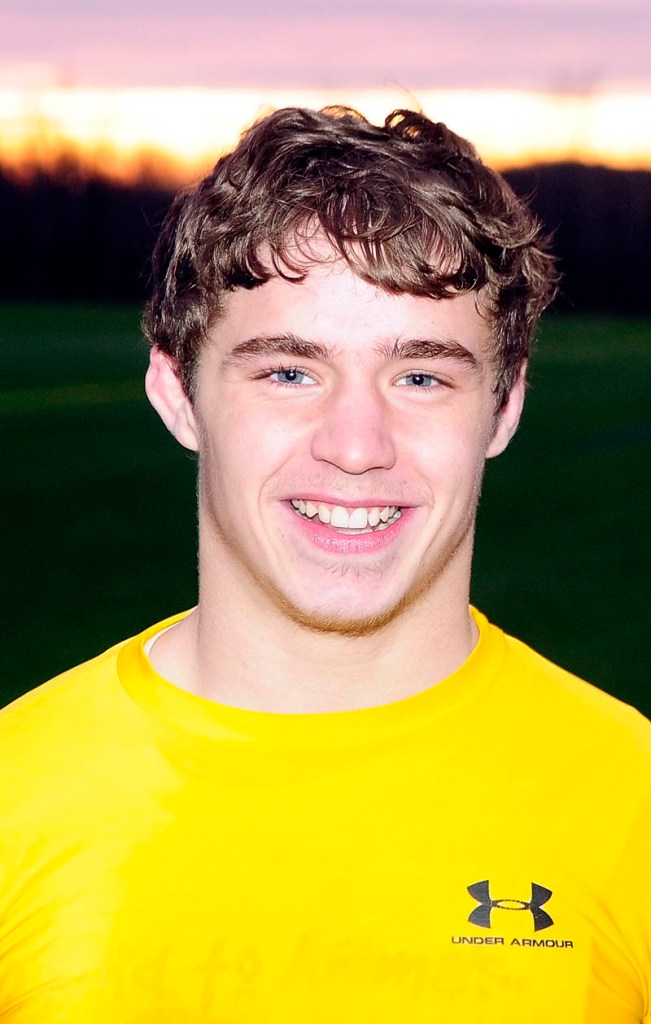 Staff photo by Joe Phelan Mt. Blue football player Drew Blanchet.jpg