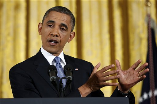 President Barack Obama answers a question during a news conference at the White House recently. Black leaders are trying to leverage a greater share of attention from both Obama and Congress.