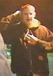 Surveillance image of suspect.
