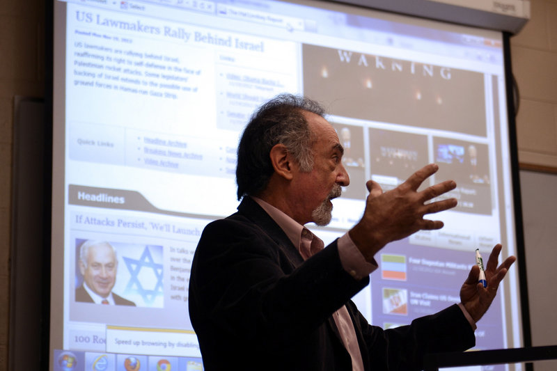 Stuart Charme, professor of religion at Rutgers-Camden University, uses current events in his classroom to explore talk of the apocalypse, which is forecast to occur on Dec. 21.