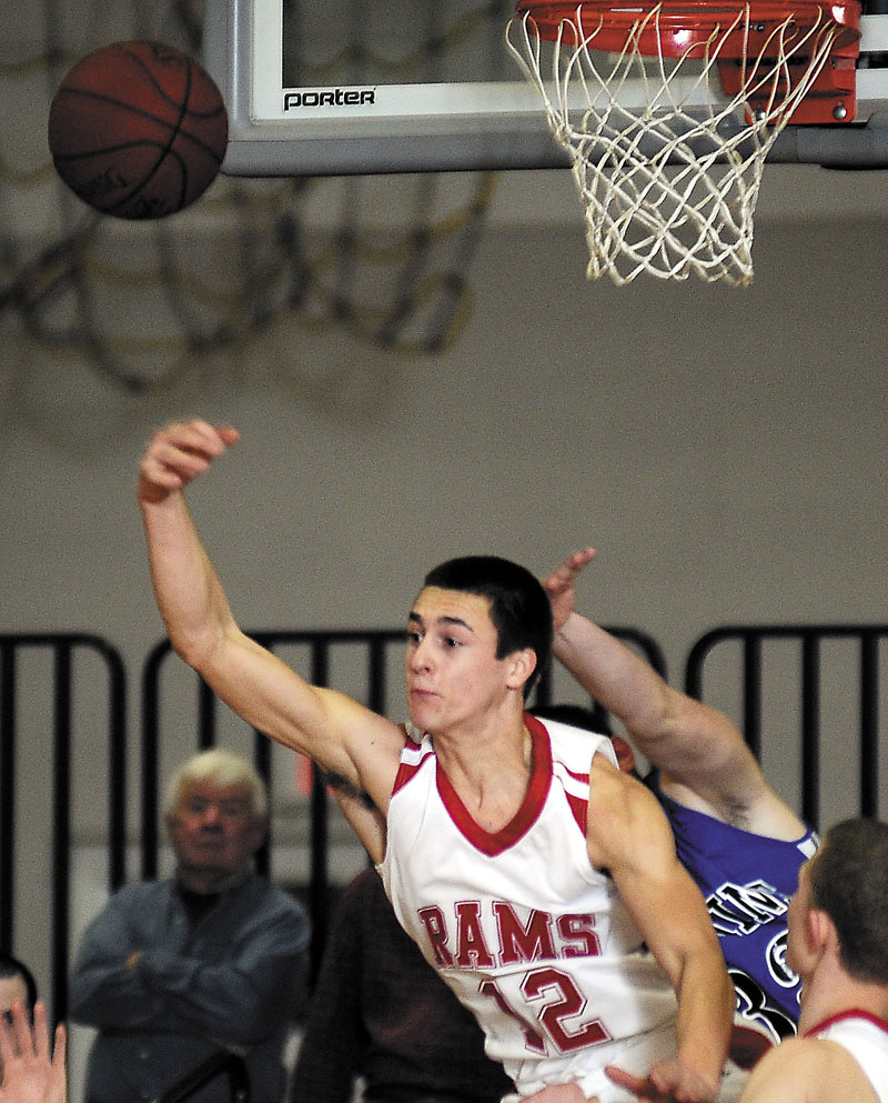 IT'S GO TIME: Chandler Shostak and the Cony High School boys basketball team open the season against Brunswick tonight in Augusta.