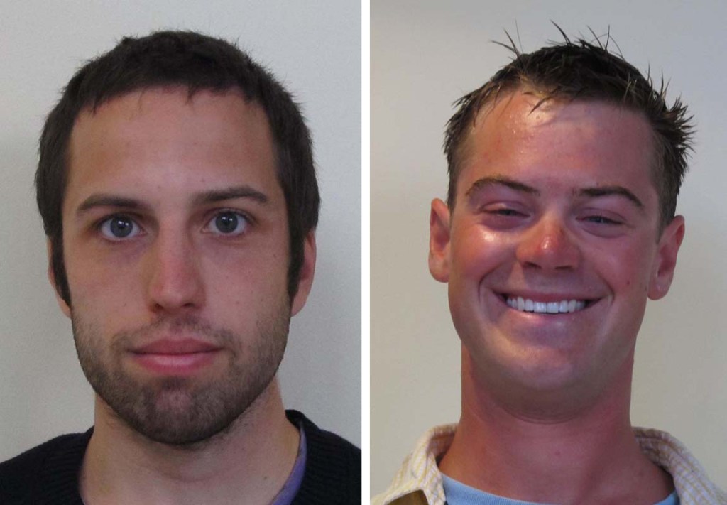 Zachary Wells, left, and Prescott Wright have been missing from Kennebunkport since Wednesday.