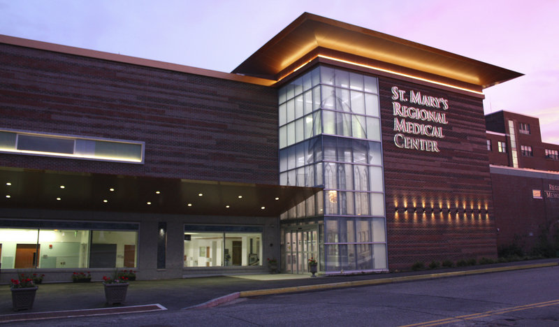 St. Mary's Regional Medical Center in Lewiston. Owed $484 million in overdue Medicaid reimbursements, Maine's 39 hospitals are pushing state lawmakers to find a way to start paying off a debt that's forcing some hospitals to reduce staffing, delay capital improvements and borrow money to pay bills. St. Mary's is owed $88 million.