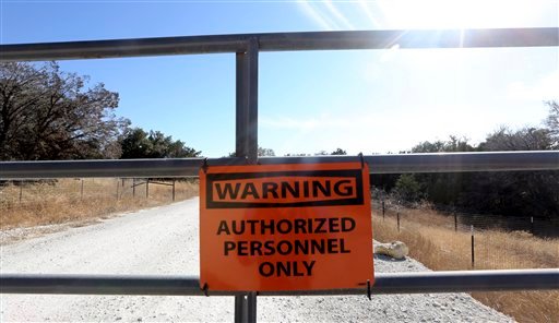 A road leads to a natural gas well near Weatherford, Texas. The EPA had evidence the gas company's drilling operation contaminated nearby families' drinking water with explosive methane, and possibly cancer-causing chemicals, but withdrew its enforcement action, leaving the families with no useable water supply.