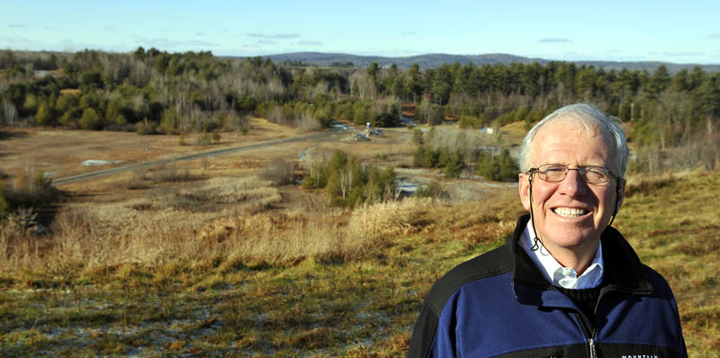 HAPPY TRAILS: Attorney Mike Seitzinger is being recognized by the Chamber of Commerce for his volunteer work at erecting the new YMCA and Bond Brook trail network in Augusta.