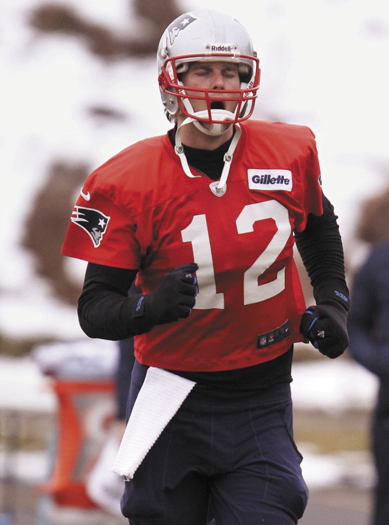 MILESTONE AHEAD? With a win Sunday, New England Patriots quarterback Tom Brady will be the winningest starting quarterback in playoff history. Brady is 16-6 and tied with Joe Montana for most playoff wins all-time. Gillette Stadium