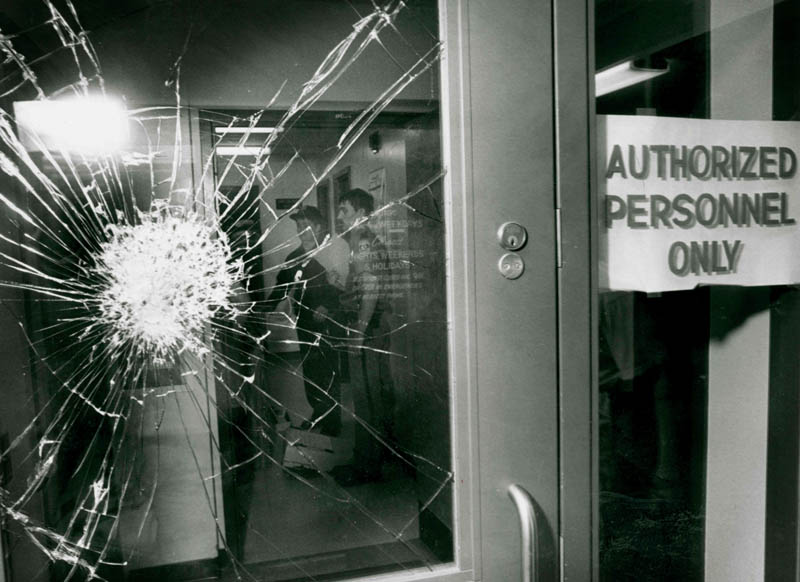 Ronald Brousseau was 23 in 1987 when he injured two officers, damaged a police cruiser and broke several windows at the Fairfield police headquarters.