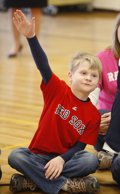 Topher Kavookjian displays what might be a fine pitching arm while putting NESN on the spot with a question that’s right on the mark.