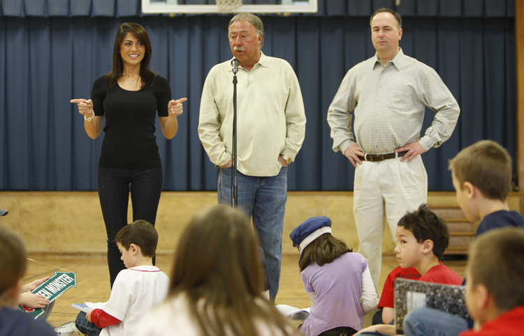 Unlike Tinker to Evers to Chance, Dell to Remy to Orsillo are not the saddest of all possible words, as a gathering of third-graders happily discover.