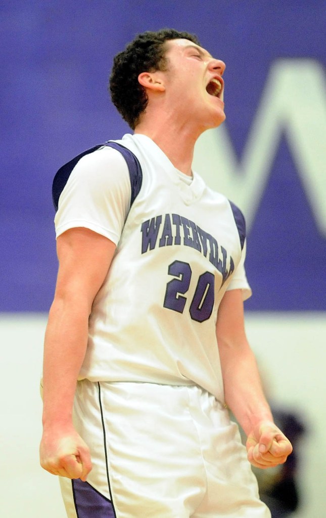ENJOYING THE EXPERIENCE: Waterville Senior High School’s Josh Gormely was a high school drop out a few years ago, but is back in school and making the most of his second chance.