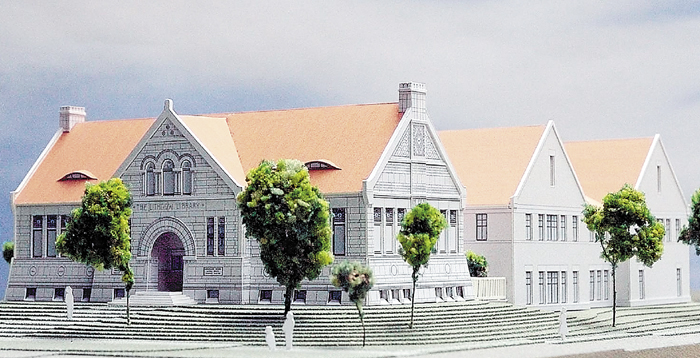 Artist's rendering of proposed Lithgow Library expansion.