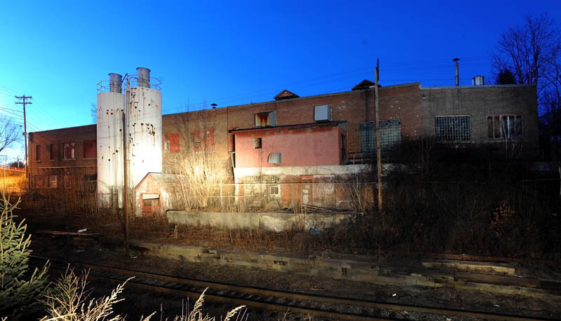 The former Harris Baking Company building at 1 Harris St. is one of several empty building in Waterville.