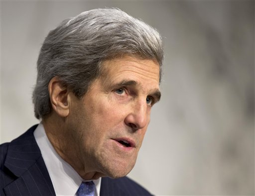 John Kerry is the son of a diplomat and was chairman of the Senate Foreign Relations Committee for four years. Greeting State Department staff, he spoke of his childhood time in Germany and learning the virtues of freedom.