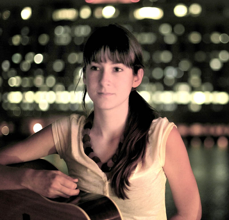 New York singer and songwriter Emily Mure is playing a Valentine's Day concert Thursday at the Maine Academy of Natural Sciences charter school in Fairfield.