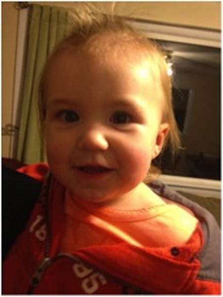 18-month-old Hazel Richards