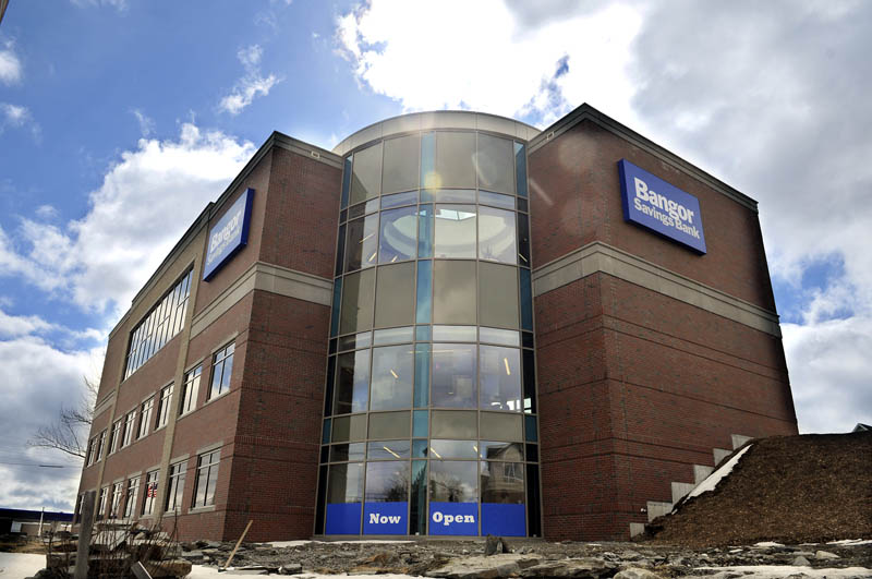 The new branch of Bangor Savings Bank, on Western Avenue in Augusta, as seen on Monday. In addition to lending and deposits, the branch will train employees.