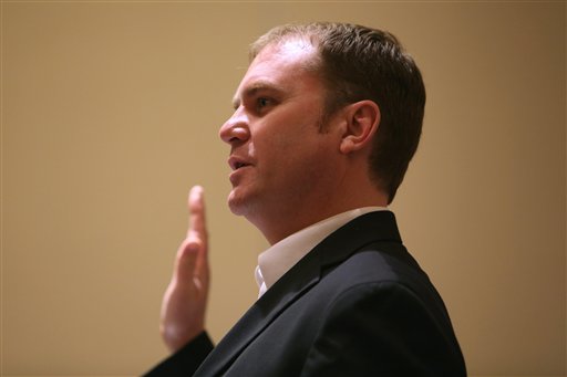 Matthew Sanders, second mate of the HMS Bounty, is sworn in during the U.S. Coast Guard hearing into the sinking of the ship off North Carolina during Hurricane Sandy. One member of the 18th-century replica ship's crew died and Capt. Robin Walbridge was never found after the ship sank about 90 miles off Cape Hatteras, N.C.