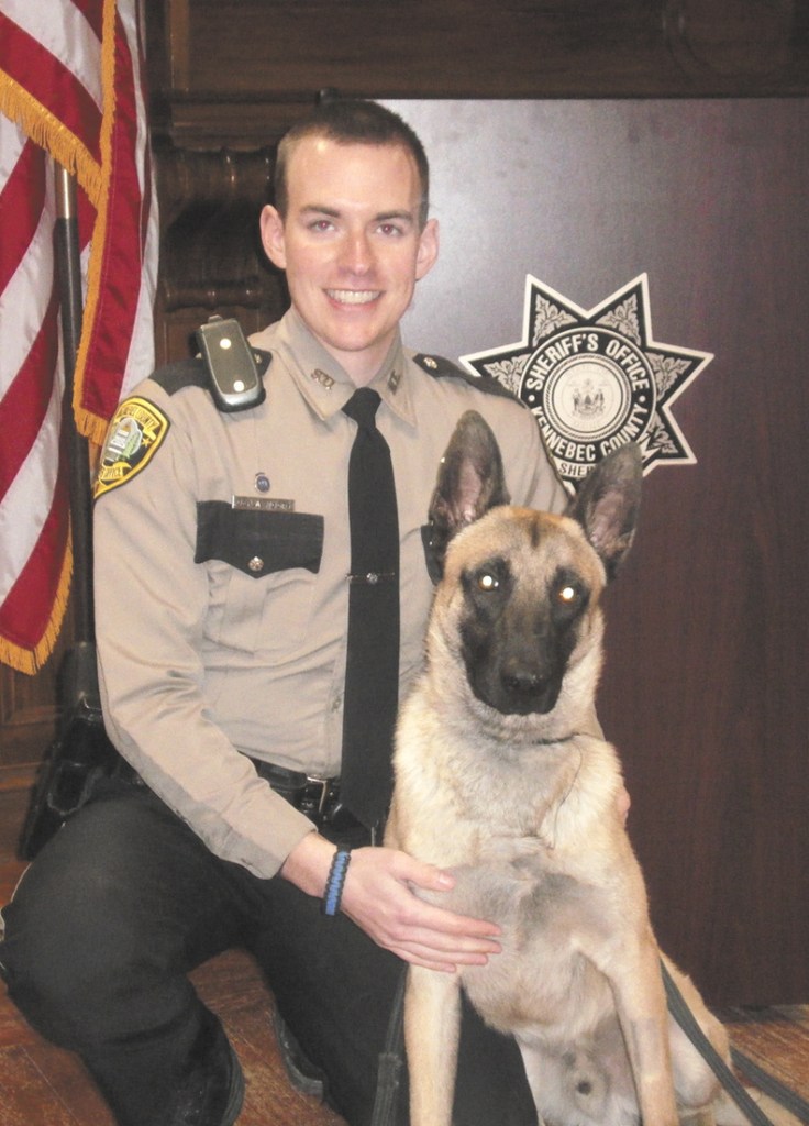 Deputy Aaron Moody and K-9 Stryker