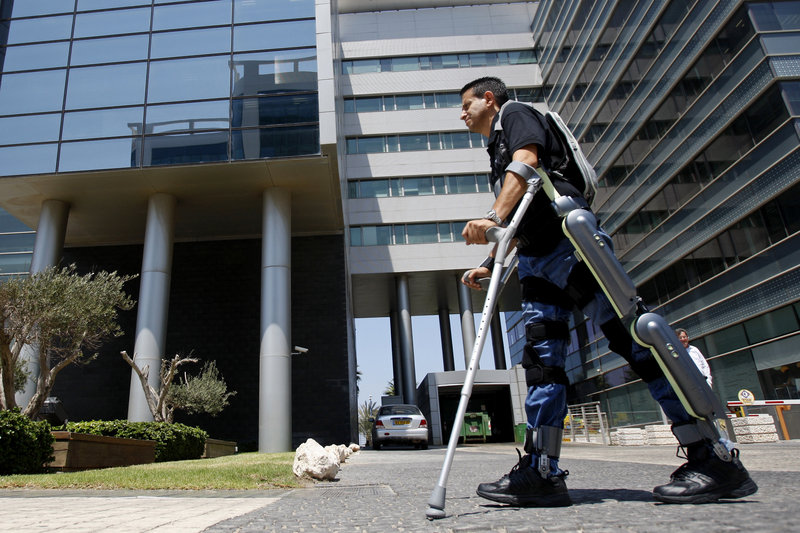 Earlier versions of exoskeleton devices were bulky, inflexible and needed too much electricity. Now companies are marketing devices that can weigh as little as 27 pounds and cost $70,000, though both of those figures are expected to drop over time.