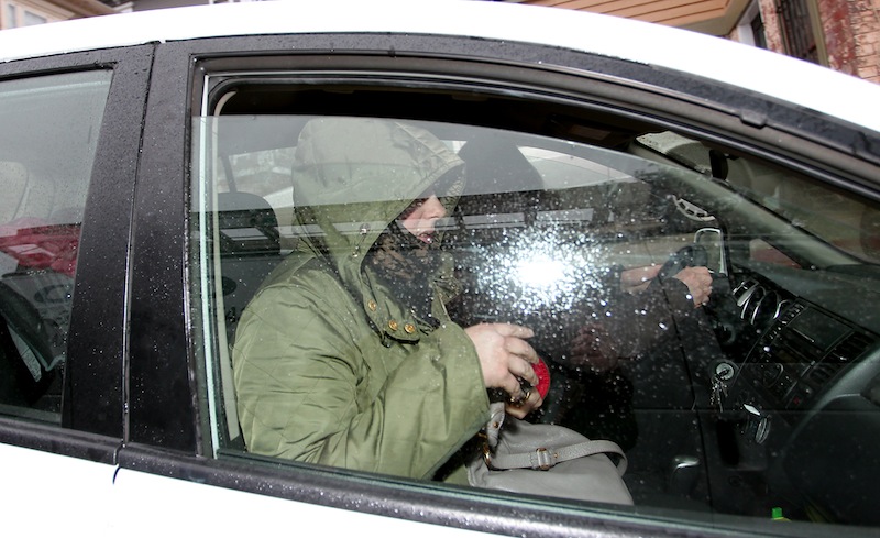 Katherine Russell, widow of Boston Marathon bomber suspect Tamerlan Tsarnaev, leaves the law office of DeLuca and Weizenbaum, with her mother Judith Russell, Tuesday, April 23, 2013, Providence, R.I. The attorneys, Amato DeLuca and Miriam Weizenbaum, issued a statement saying Tsnarnaeva is deeply mourning the bombing victims. They say that Tsarnaeva and her family were in shock when they learned of allegations against her husband and brother-in-law, Dzhokhar Tsarnaev. (AP Photo/Stew Milne)