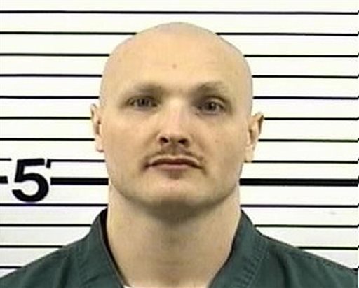 An undated photo provided by the Colorado Department of Corrections shows Thomas Guolee. El Paso County sheriff's deputies are seeking Guolee, 31, and 47-year-old James Lohr, members of a white supremacist prison gang, in connection with the death of Colorado prisons chief Tom Clements.